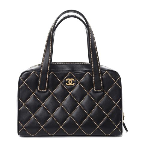 chanel calfskin stitch bag